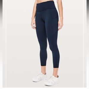 Lululemon Fast & Free 7/8 Tight II *Non-Reflective Nulux 19”